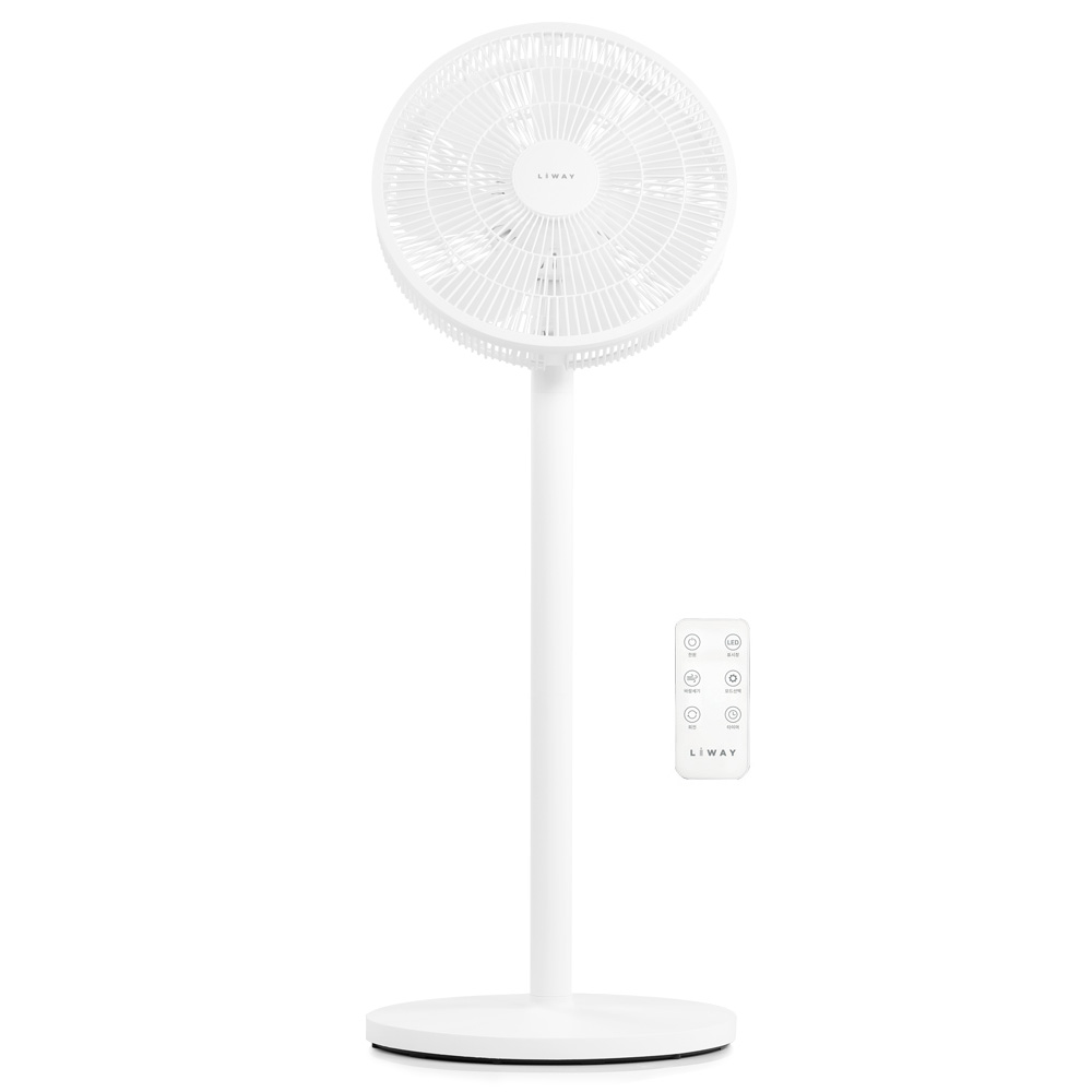 리웨이 리모컨 저소음 선풍기 스탠드 탁상형 2 in 1 사무실 미니 캠핑 - 상세 이미지 2