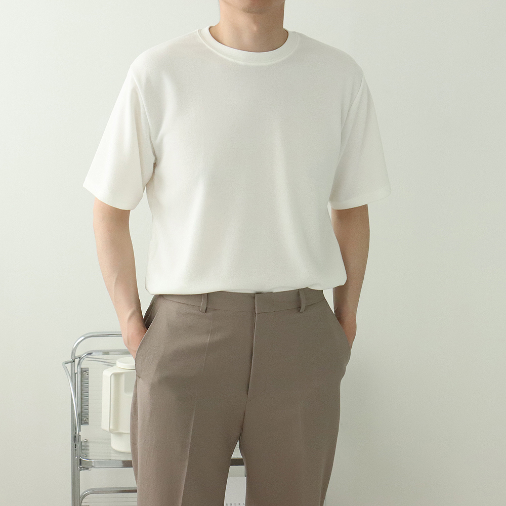 남자반팔티 빅사이즈 이너 머슬핏 반팔 이미지 2