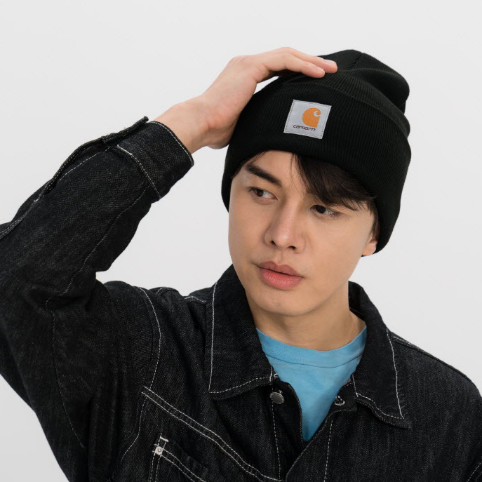 칼하트 A18 니트 커프드 롱비니 와치햇 남녀공용