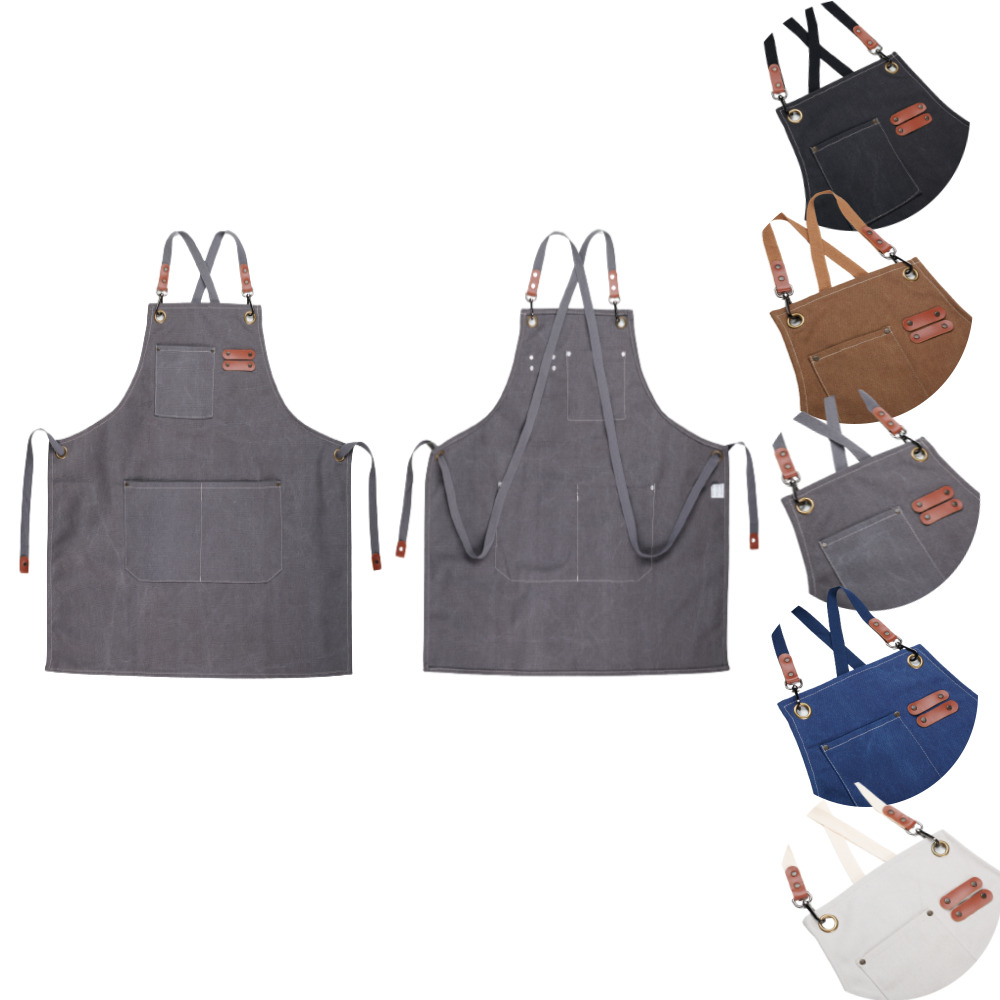 체인컴퍼니 캔버스 바리스타 생활방수 앞치마