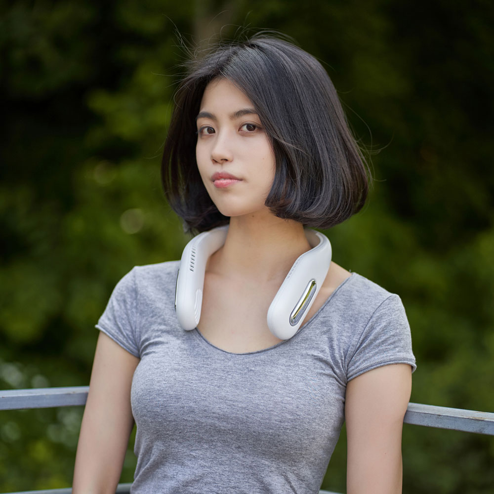 심프롬 목에거는 휴대용 넥밴드 선풍기 - 상세 이미지 3