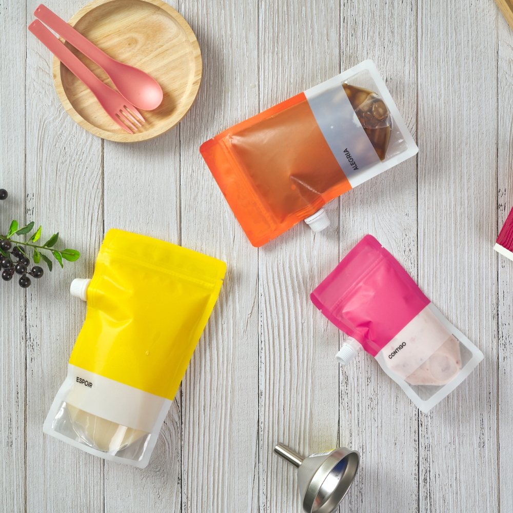 띵파우치 지퍼 스파우트파우치 150ml 30매 이유식 팩 퓨레 소분 휴대용