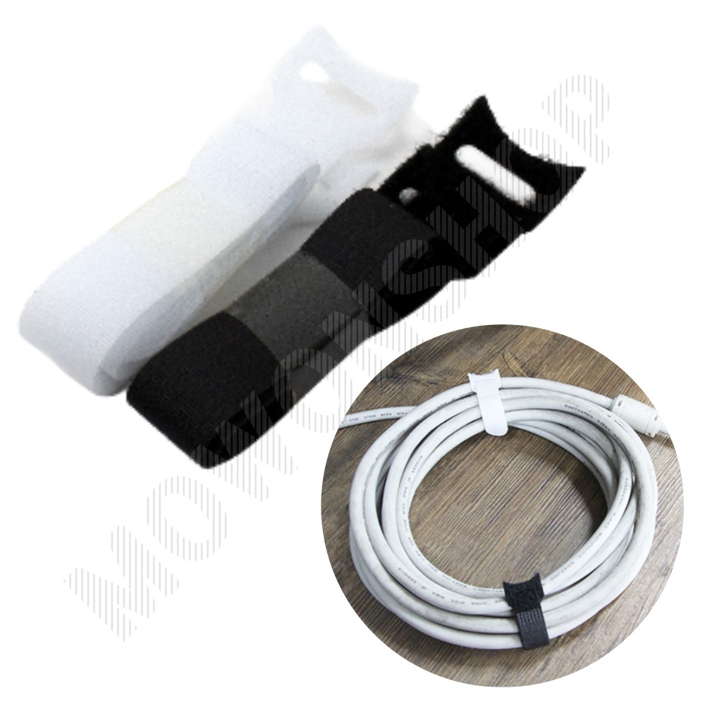 인터넷 선정리 사무실 책상 랜선 정리 벨크로 타이 B