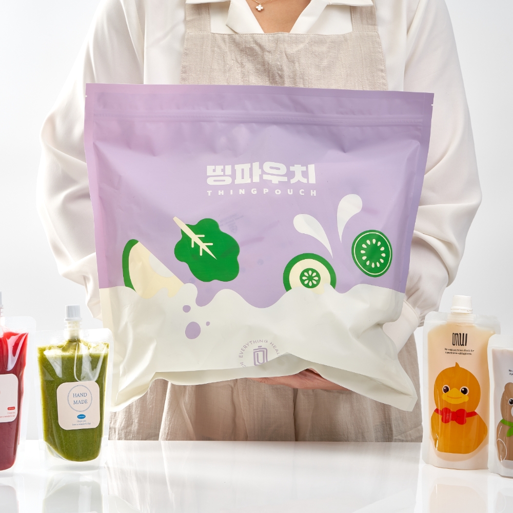 띵파우치 지퍼 스파우트파우치 150ml 30매 이유식 팩 퓨레 소분 휴대용