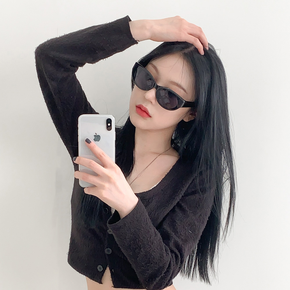 [UV400] 캣츠 플랫 와이드 스트릿 힙 틴트 선글라스 3color 상세 이미지 16