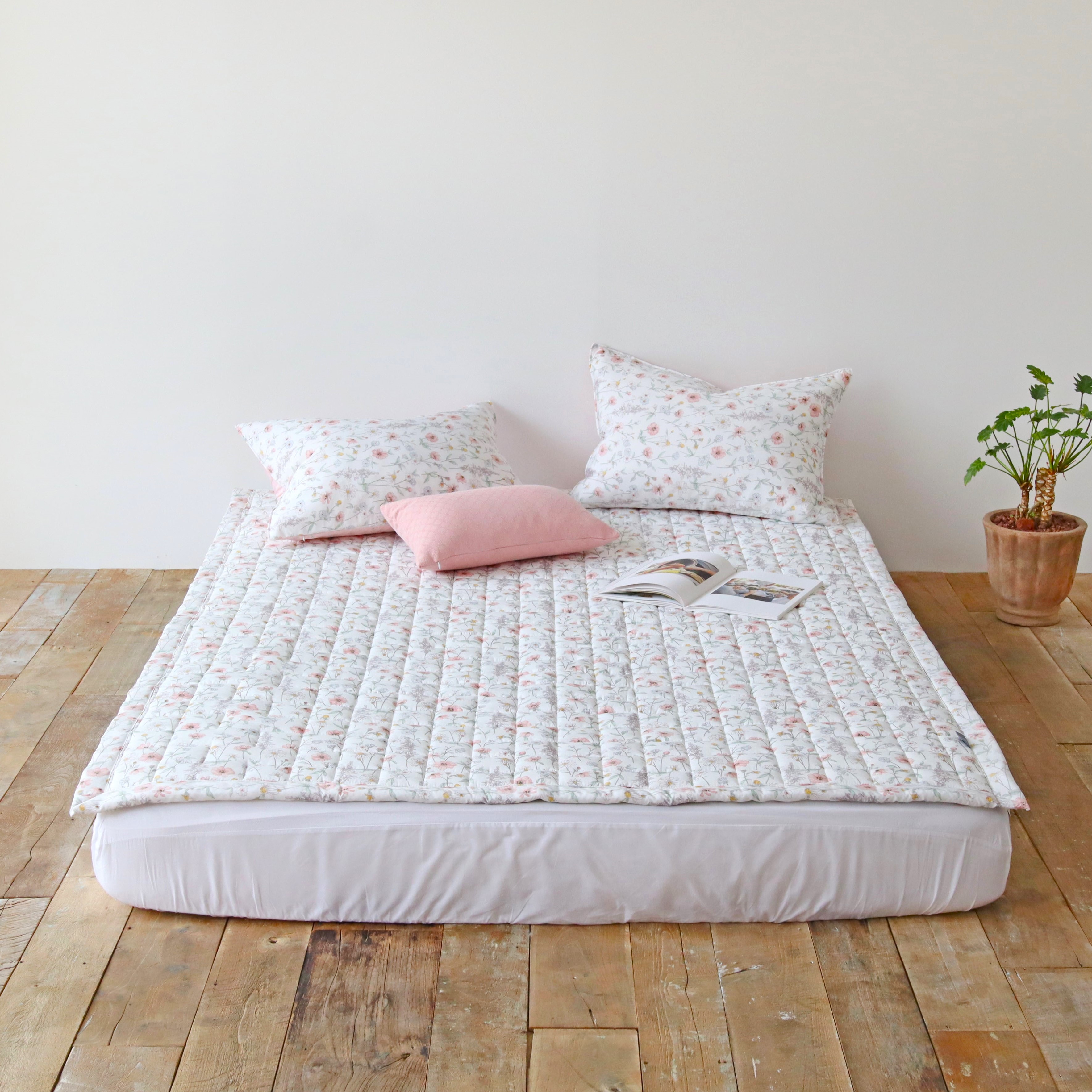 글로리 콜라겐 텐셀 알러지케어 바스락 미끄럼방지 논슬립 침대패드 SS