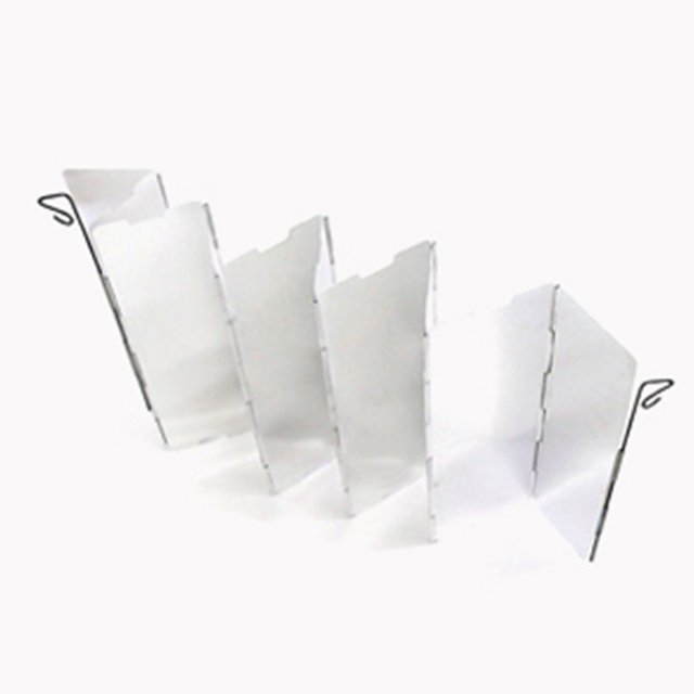 노마드 10단 버너바람막이 24 x 82cm 수납파우치포함 - 상품 이미지