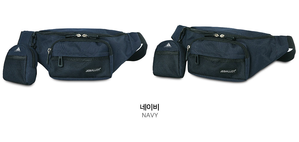 여자 남자 힙색 나들이 외출 여행 허리차는가방 운동 스포츠 웨이스트백 가벼운 허리쌕 가방 - 상세 이미지 3