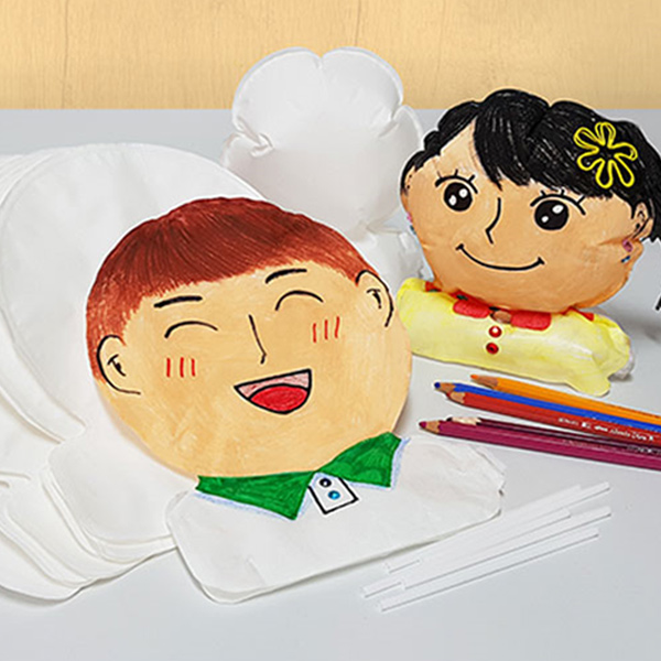 컬러룬 색칠풍선 입체풍선 - 얼굴