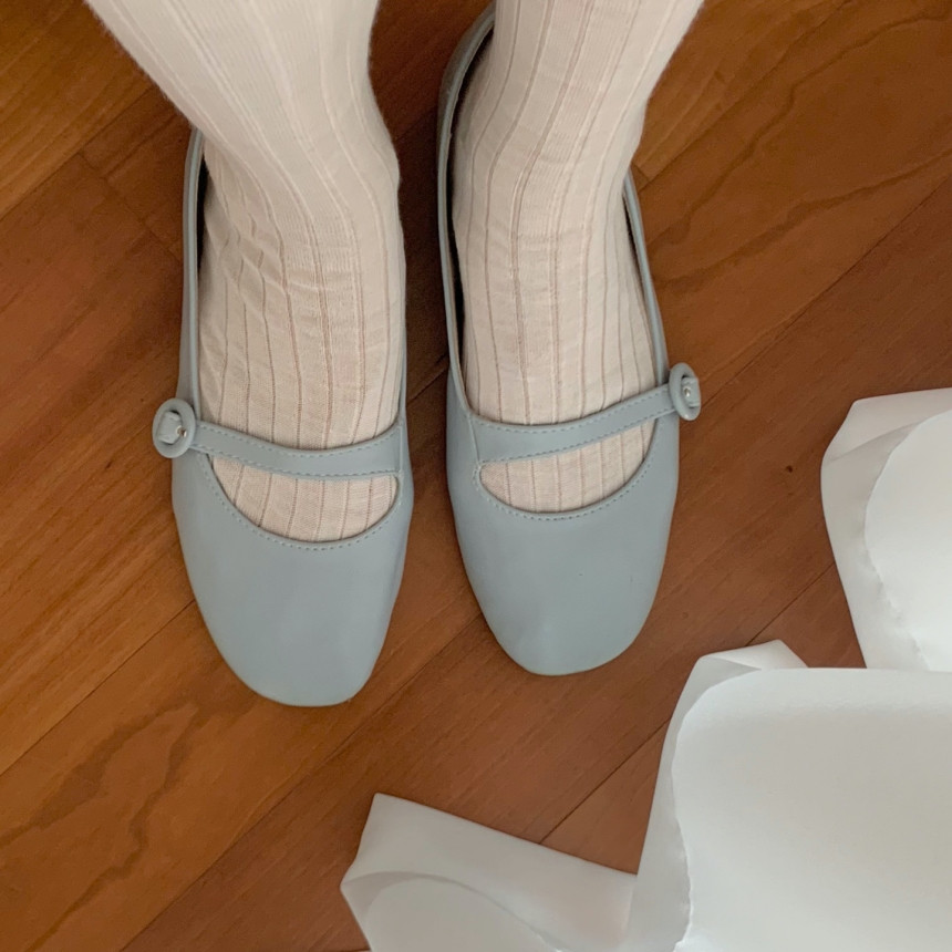 [당일발송] 뮤뮤 메리노울 시스루 롱 루즈삭스 양말 (4color) 상세 이미지 9