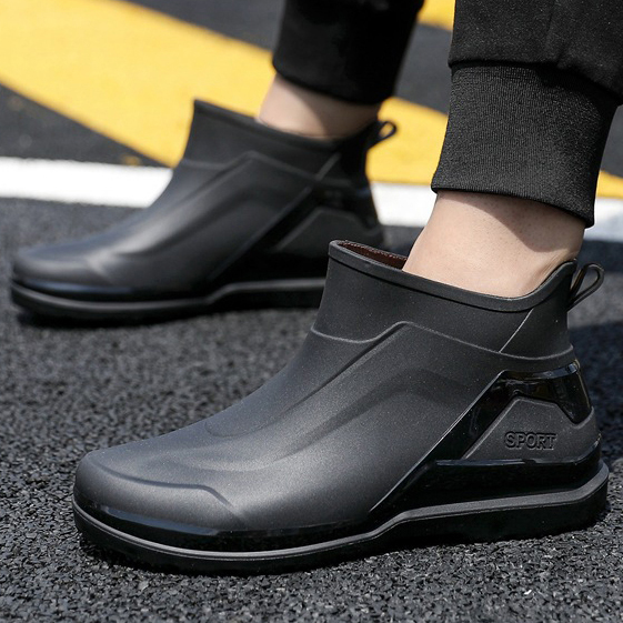 남자 장화 스포츠 레인부츠 (성인 여름 방수 미끄럼방지 배달)