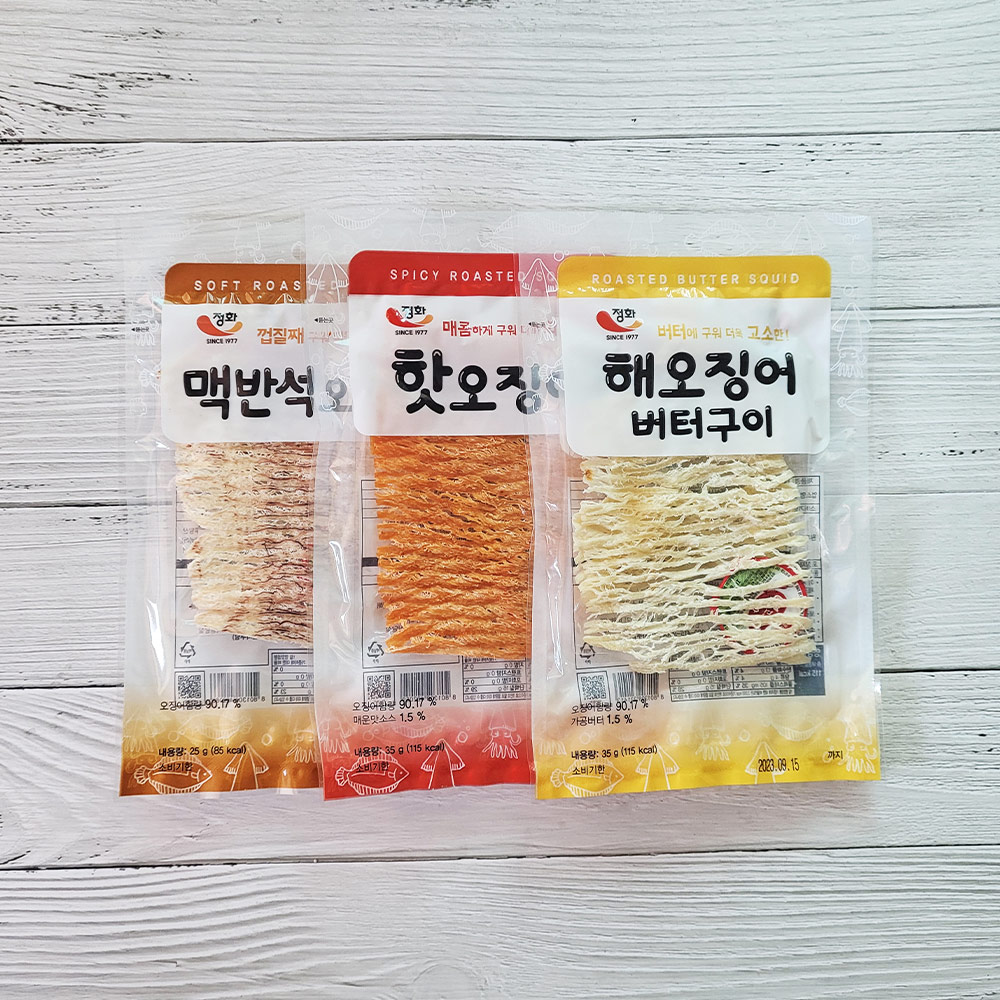 정화식품 해오징어버터구이 35g : 우리바다자연식품