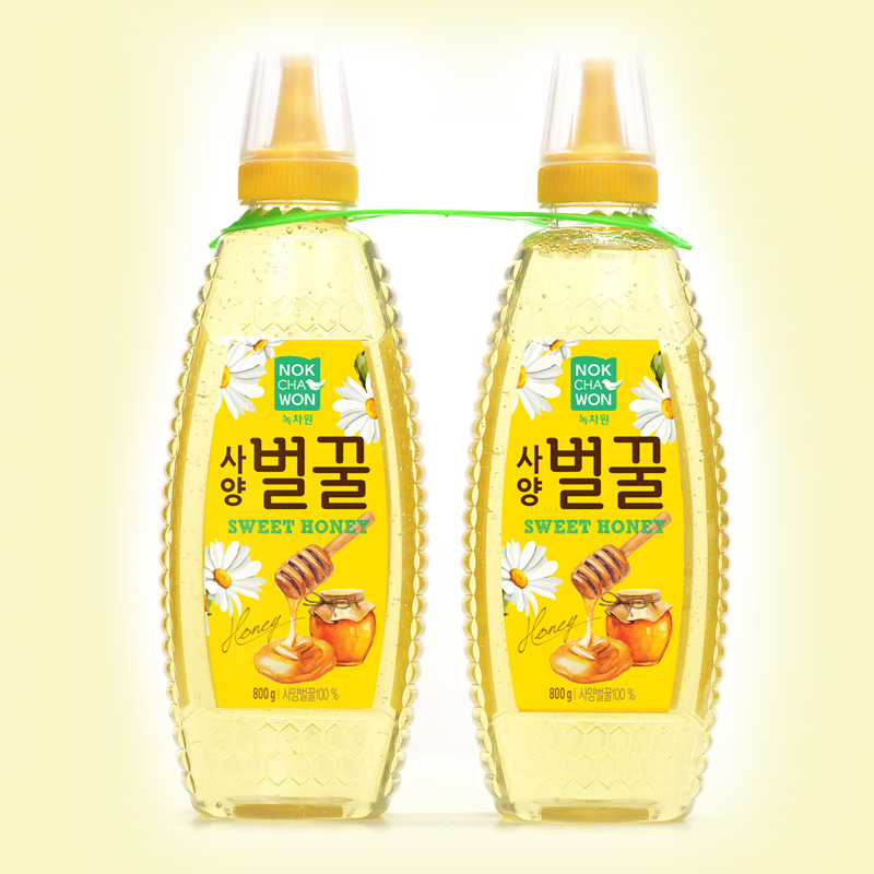 녹차원 잡화꿀 사양벌꿀 벌꿀 800g 1개사면 1개더 - 상품 이미지