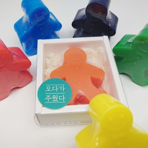 티나솝 진저맨비누 수제비누 어린이집선물 생일 어린이날 얼집 장난감 - 상세 이미지 2