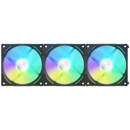리안리 UNI FAN AL120 V2 블랙 (3PACK) 서린 시스템 케이스 쿨러
