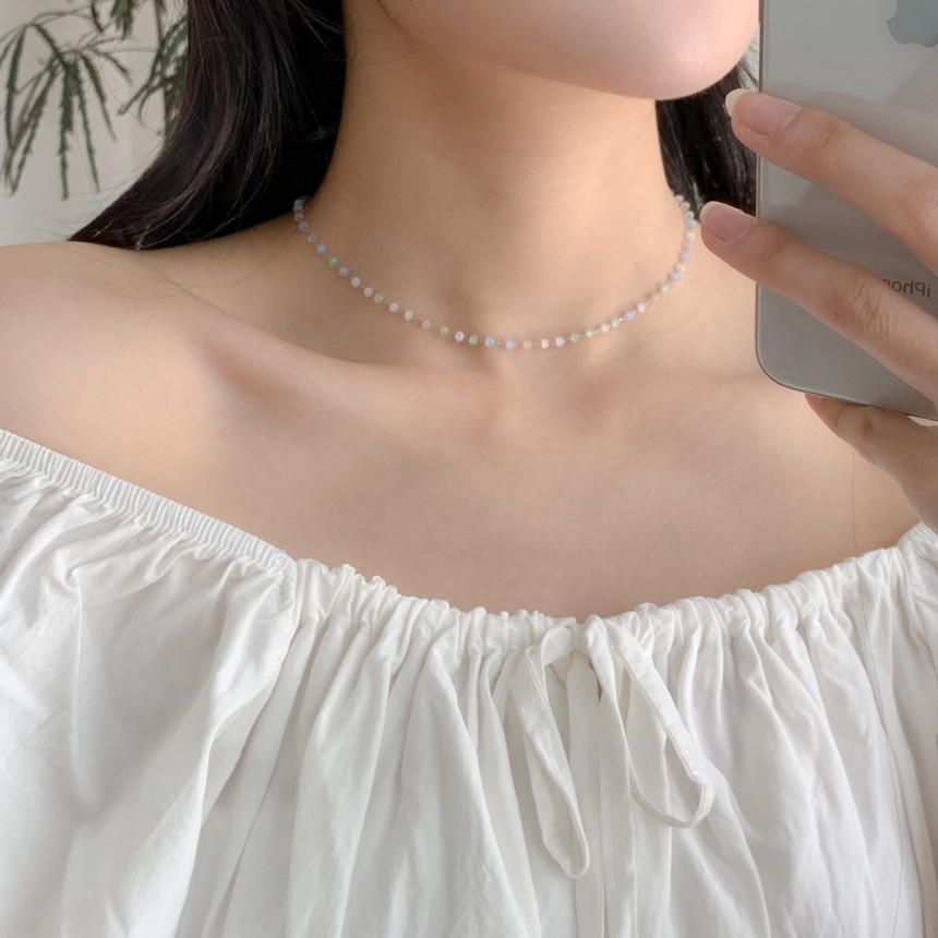 [❤당일출고❤60color/여름비즈목걸이/핸드메이드18종] 여름 얼리 썸머 비즈 초커 목걸이 18type *2개이상 구매시 할인 상세 이미지 256