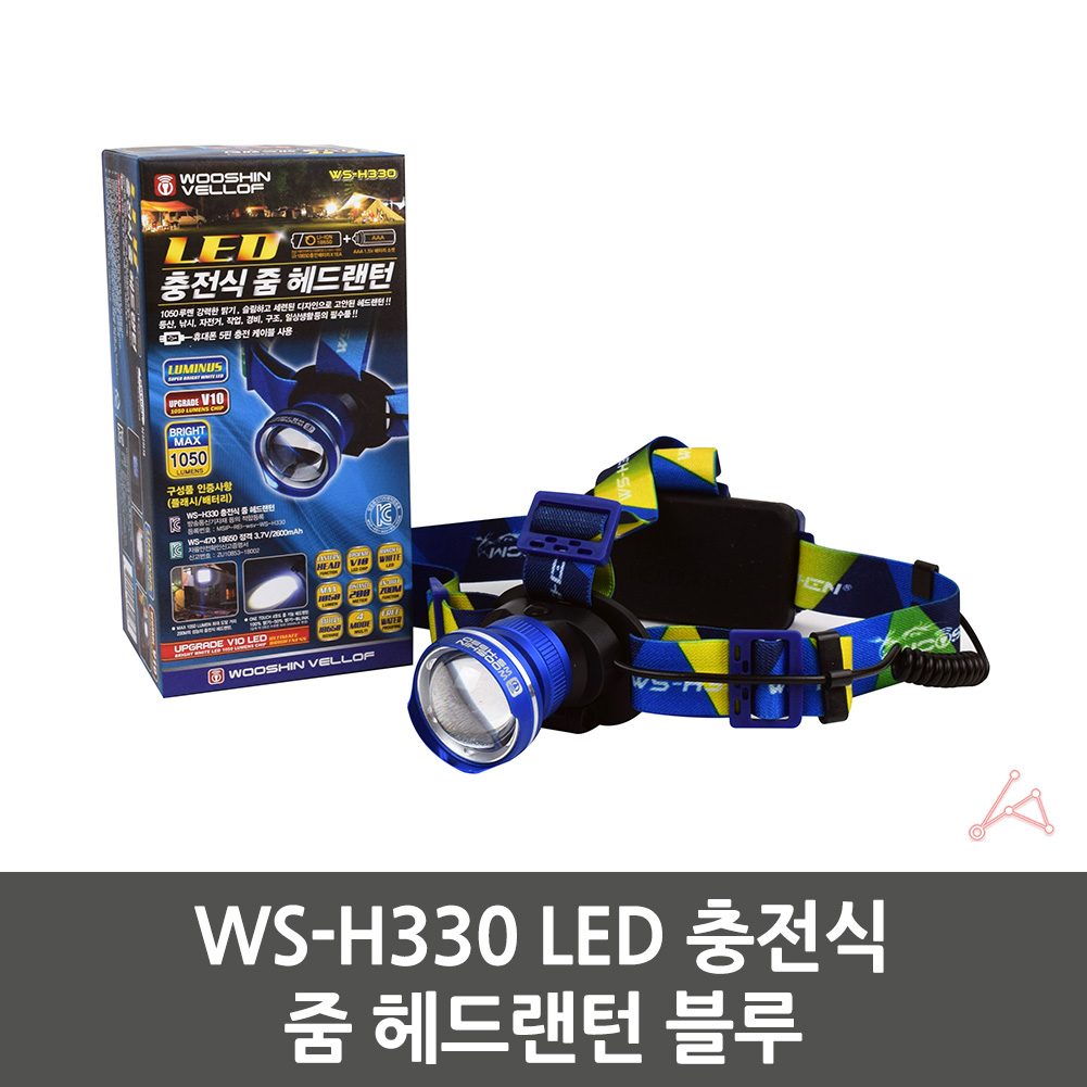 안전모 후레쉬 머리 라이트 작업용 등산용 낚시용 헤드랜턴 - 상세 이미지 3