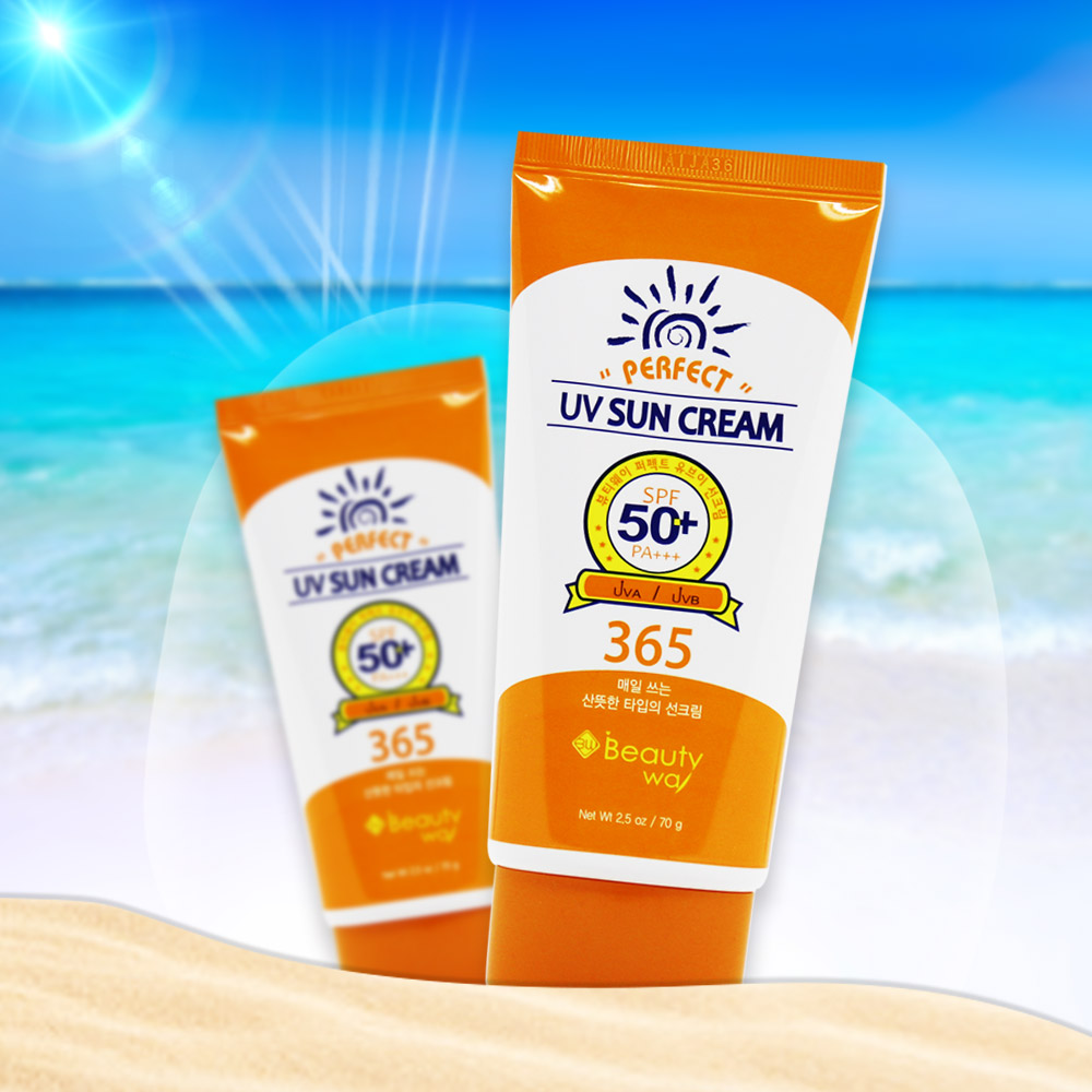 온가족 저자극 유기자차 선크림 70g SPF50 백탁없는 자외선 차단제 스킨톤 워터프루프 이미지 6