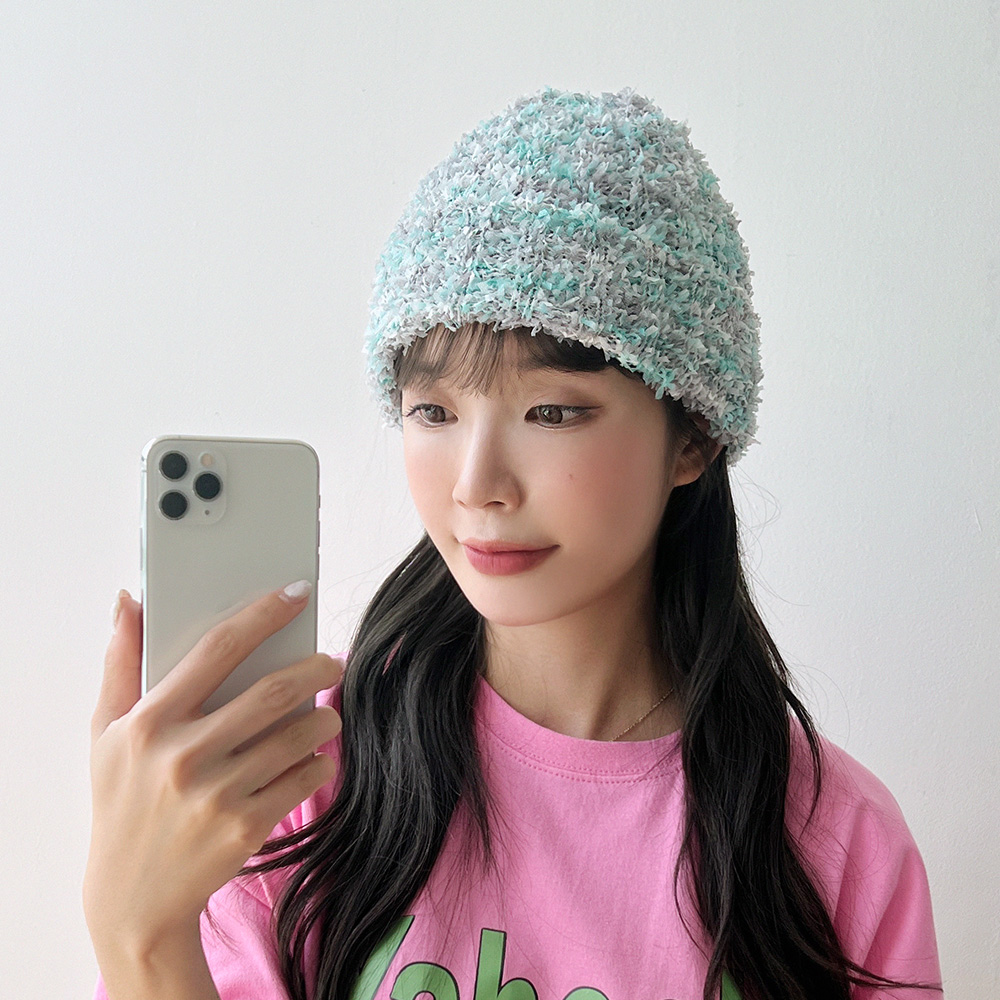 봄 여름 버블 날개 믹스 비니 여자 남자 이미지 6