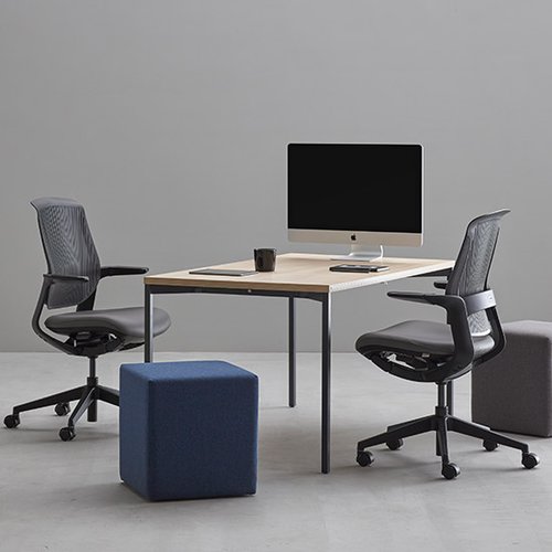 데스커 베이직 책상 1400x800mm, 화이트 이미지 7
