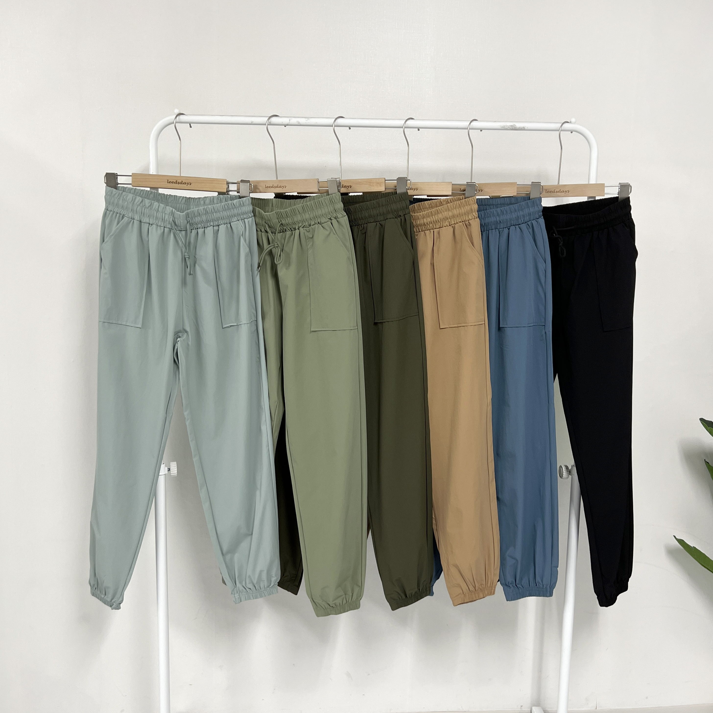 [6color] 로번 앞포켓 건빵포켓 허리밴딩 조거 팬츠 이미지 3