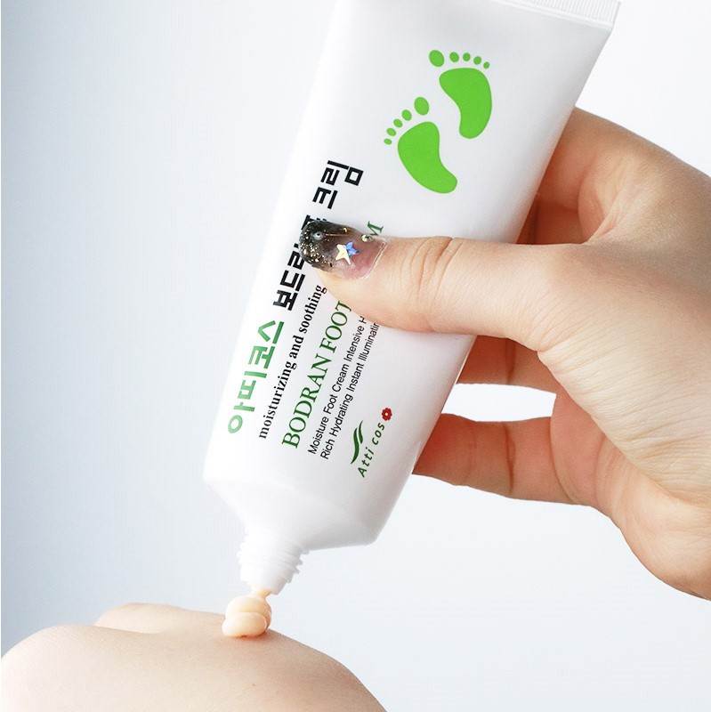 아띠코스 보드란 풋 크림 튜브형 100g 거친발 뒷꿈치 보습 진정 각질 케어 발크림 - 상세 이미지 4