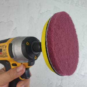 전동드릴 원형샌더 원형샌딩기 10cm 빼빠 사포패드 실사용 후기 | 효과 있을까? - 상품 이미지 4