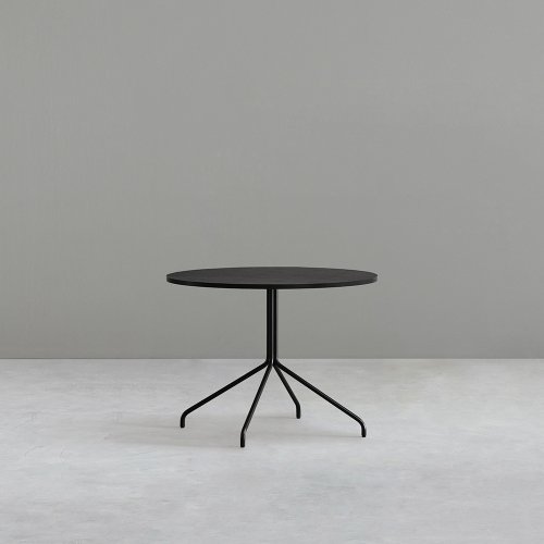 데스커 원형테이블 식탁 1000mm, 빈티지블랙 - 상세 이미지 2