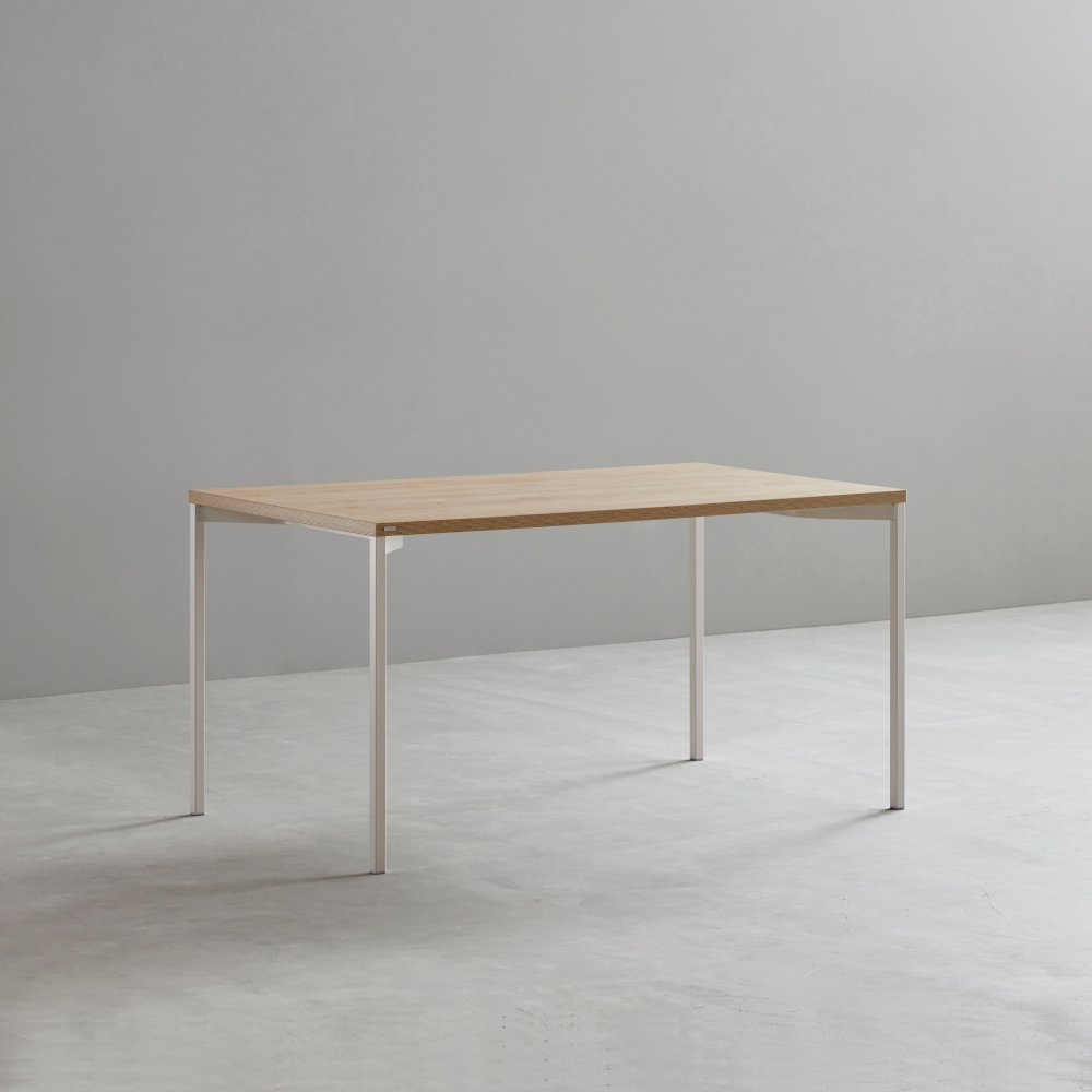 데스커 베이직 책상 1400x800mm, 화이트 - 상품 이미지