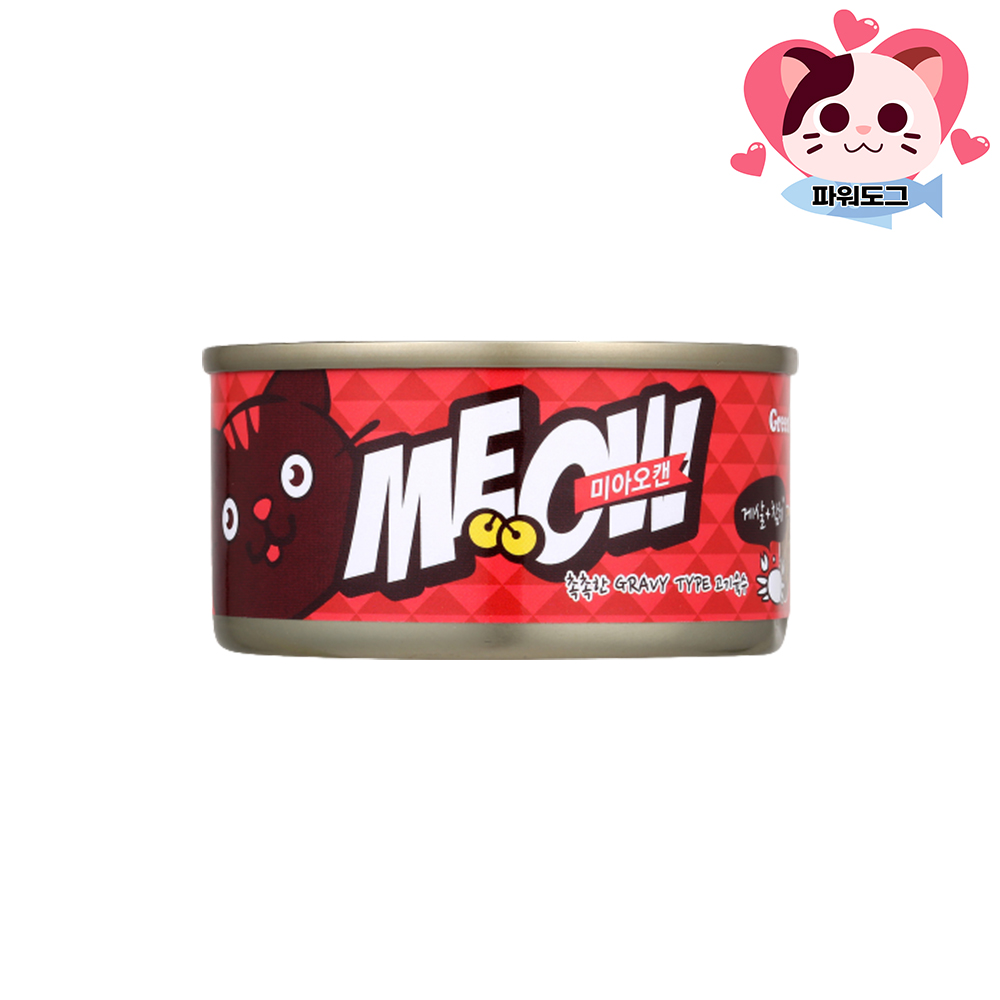 미아오캔 고양이 통조림 캔 간식 길냥이 길고양이 6종혼합, 80g, 24개 이미지 4