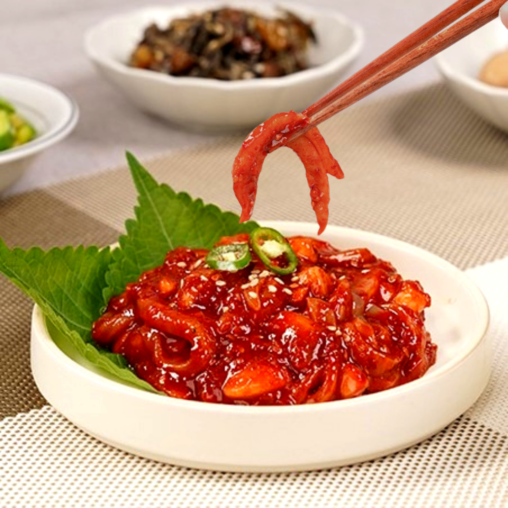 오징어젓갈 양념 젓갈 반찬 350g 500g : 반찬애진심