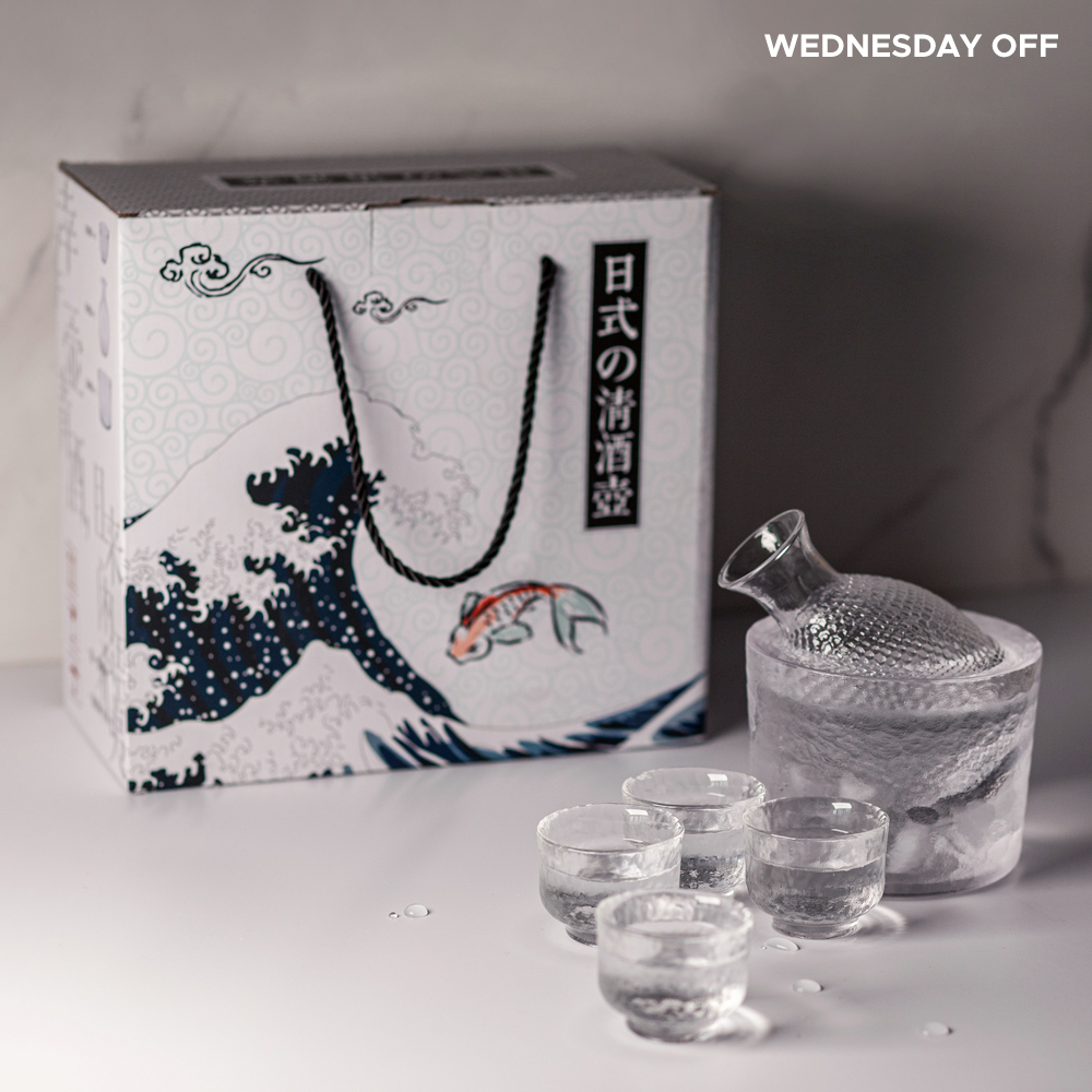 웬즈데이오프 술잔 세트 소주잔 사케잔 도쿠리 특이한