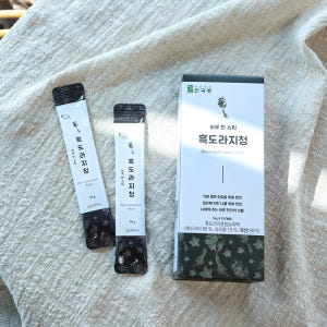 (흙사랑)흑도라지청 스틱 15개입 도라지청 진액 맛있게 먹은 솔직 후기 - 상품 이미지 1