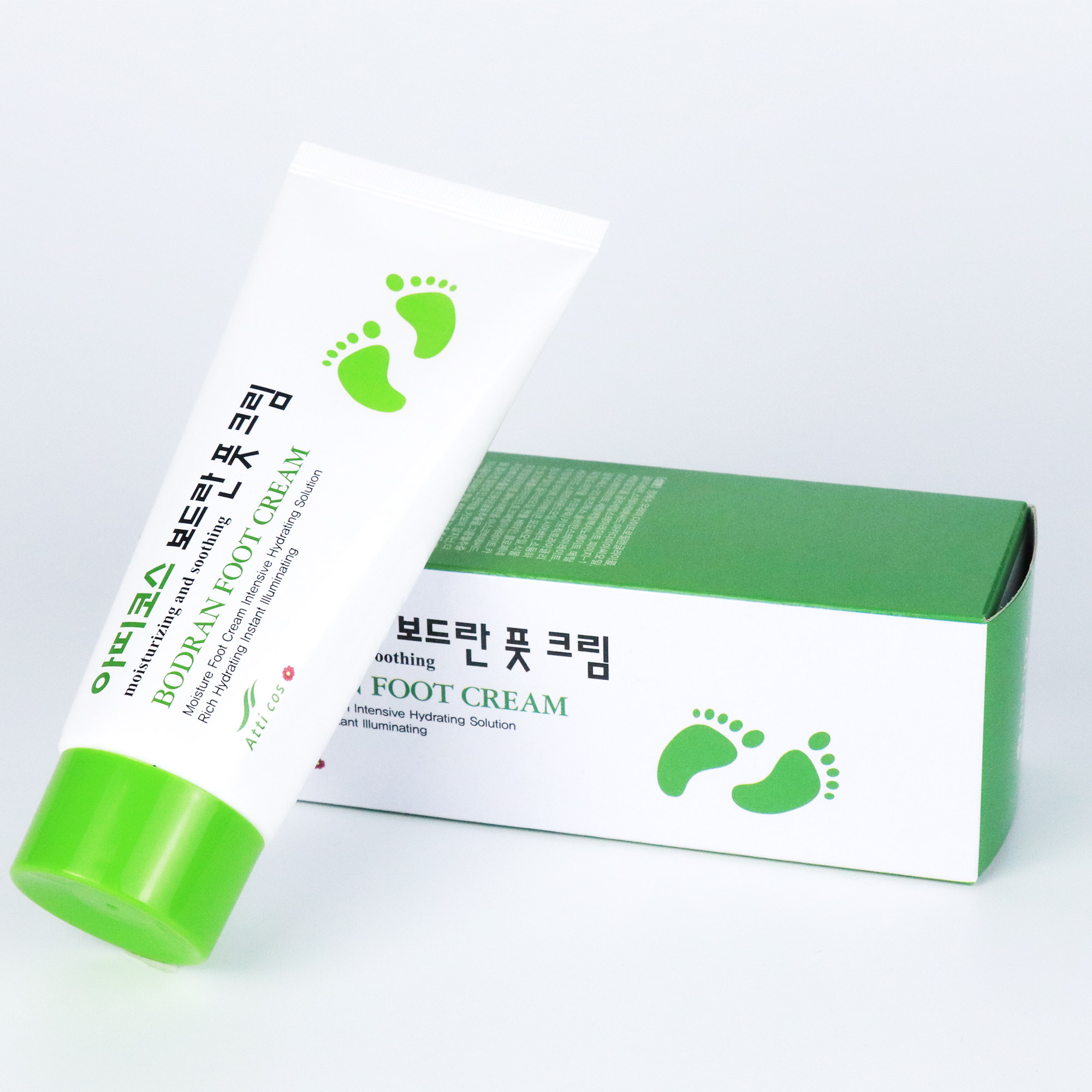 아띠코스 보드란 풋 크림 튜브형 100g 거친발 뒷꿈치 보습 진정 각질 케어 발크림 - 상세 이미지 3
