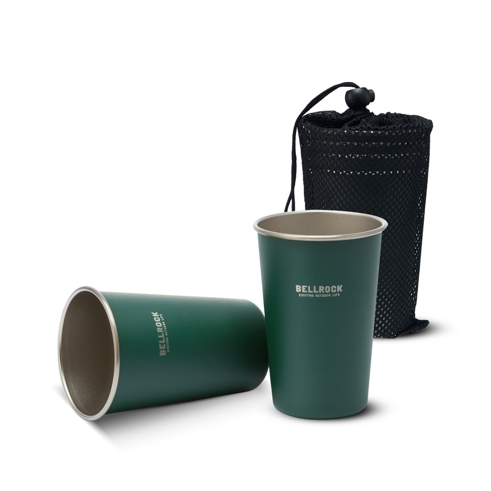 벨락 스텐 올뉴 다용도컵 520ml 2P set(그린) - 상세 이미지 2