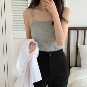 [투데이Pick]  (국내제작)베이직 골지 나시티 ts3716 착용 후기 | 사이즈/핏 총정리 - 상품 이미지 4