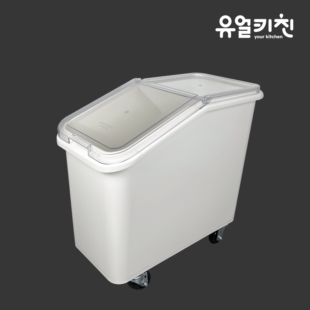 유얼키친 식재료 보관통 이동식 식자재통 100L - 상품 이미지