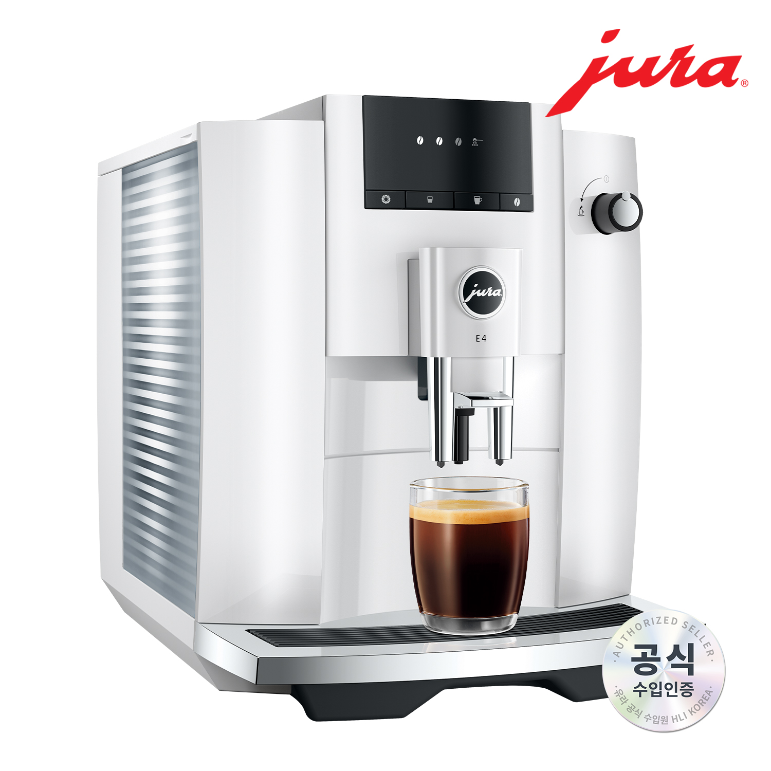 [유라] 전자동 커피머신 E4 WHITE / The Black Noble