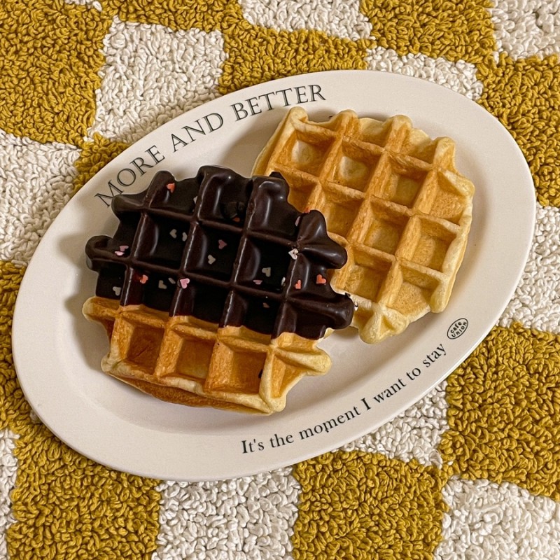 플레인 90g 5개 초코퐁당 100g 5개 반반세트 벨기에리에주와플 아침식사대용 개별포장