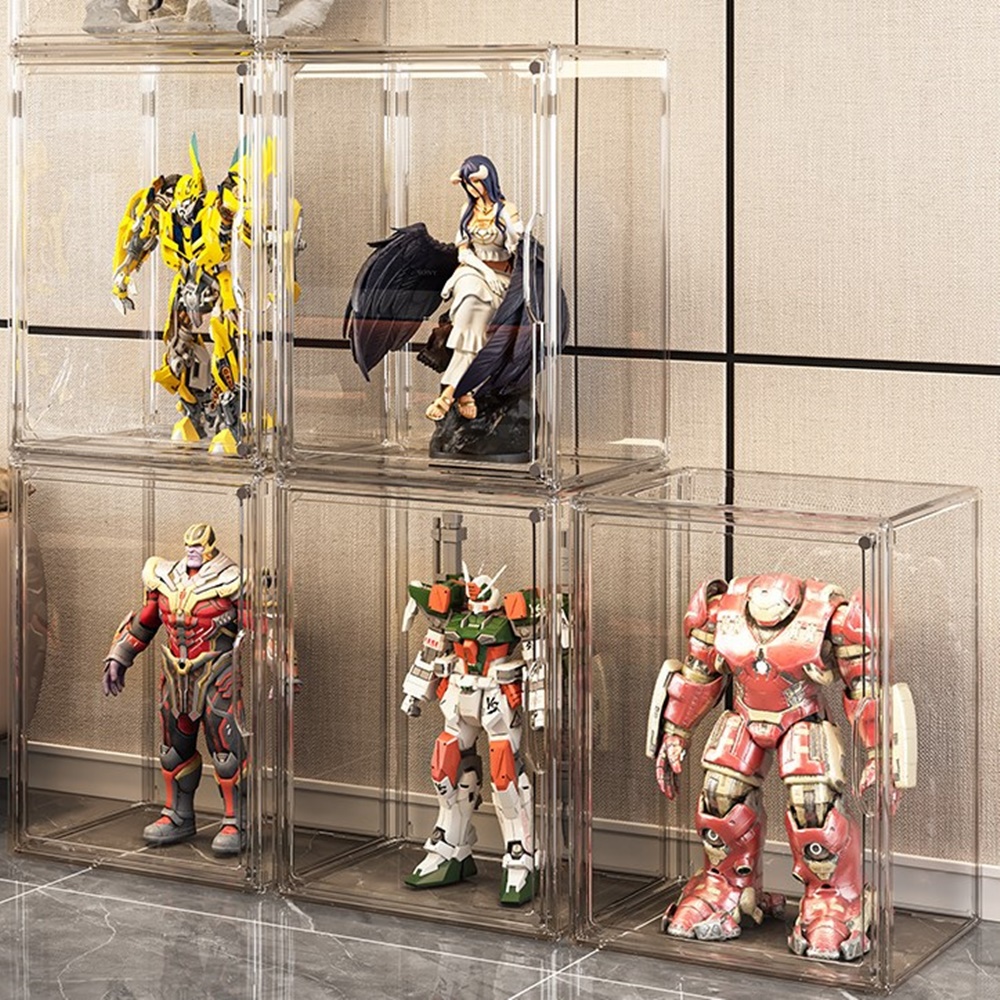 UV차단 피규어장식장 투명 케이스 레고 진열장 보관함 특대형