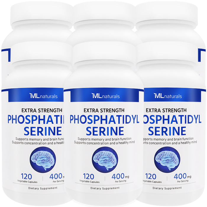 마이라이프 내추럴스 포스파티딜세린 400mg 알약 120캡슐, 6개 - 메인 이미지