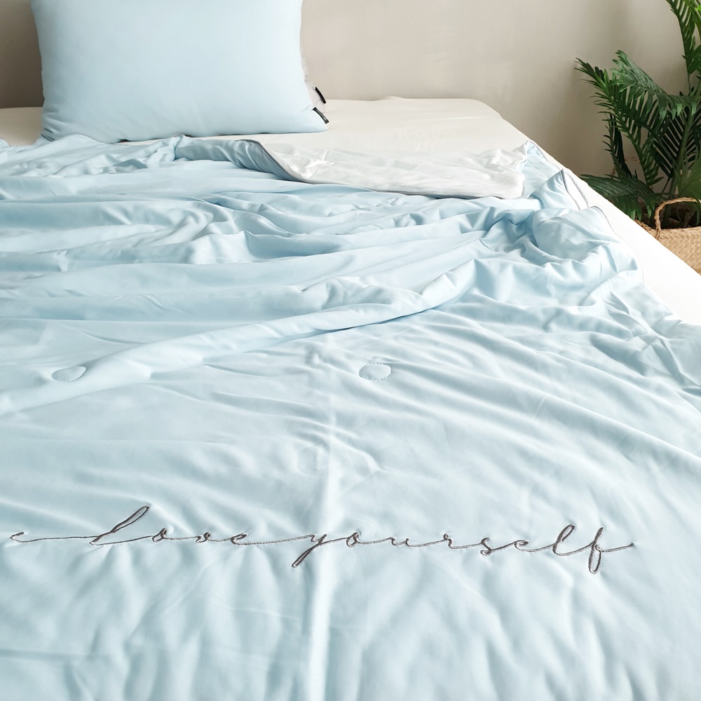 아이스셀 냉감이불 오코텍스 쿨링 여름 이불 뉴오싹 싱글 블루