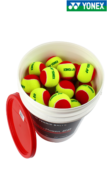 요넥스 테니스공 레드볼 연습공 연습구 무압구 머슬파워 20 통볼 60개입 - 상세 이미지 4