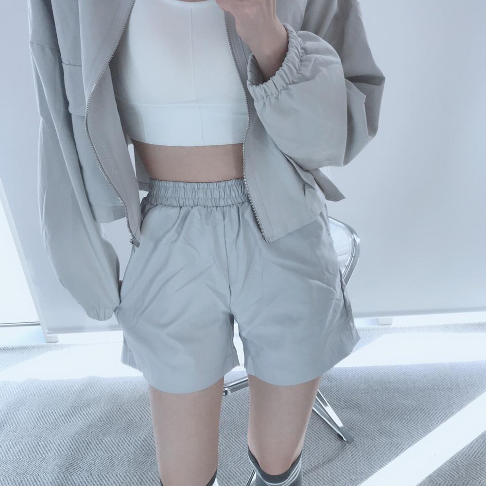 로라벨 숏 반바지 필라테스 복 요가 요가바지 옷 폴웨어 운동복 여자 힙커버 하의 - 상세 이미지 4