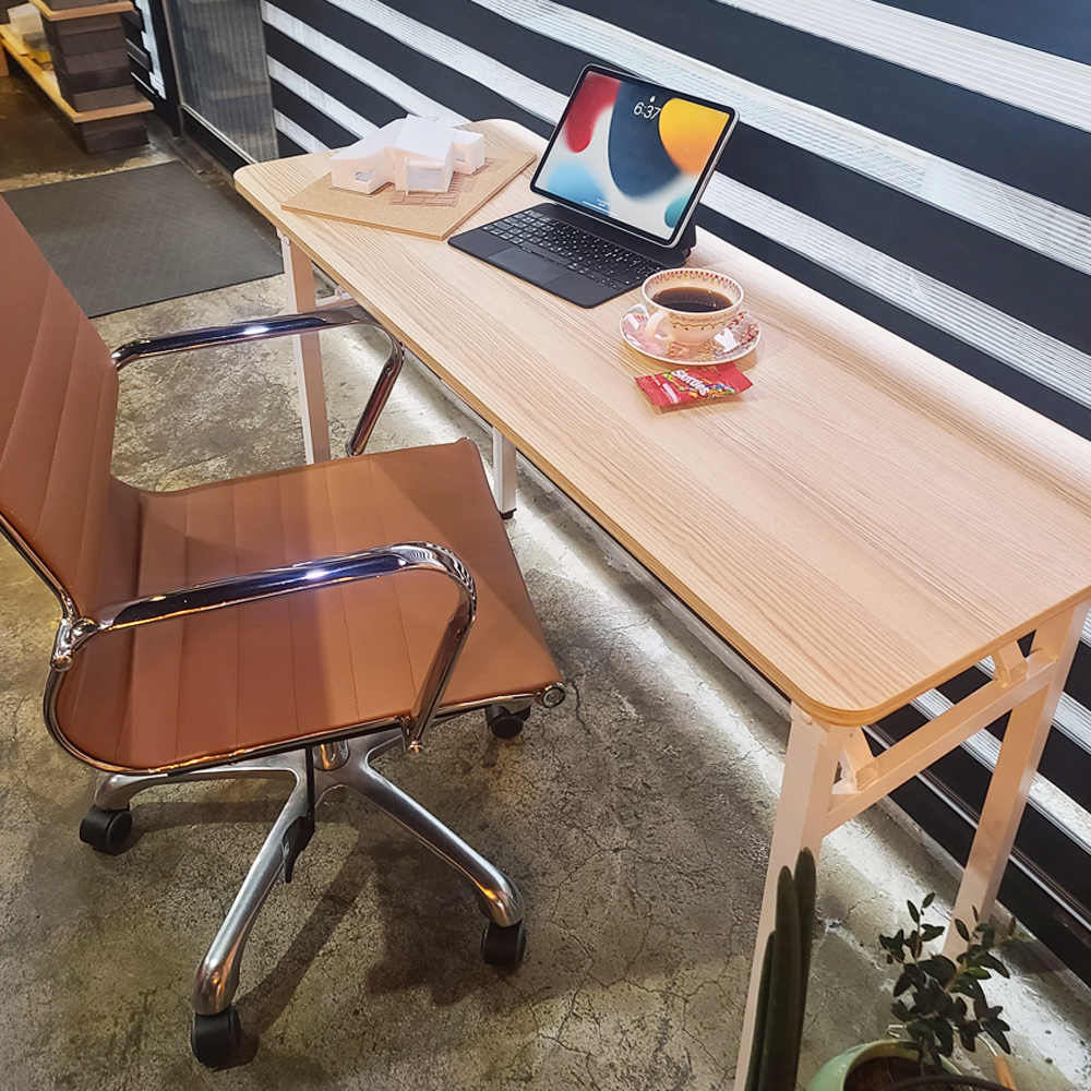 접이식 책상 책상겸테이블 좁은 원룸 공부 미니 간이 철제 긴 테이블 1200x450