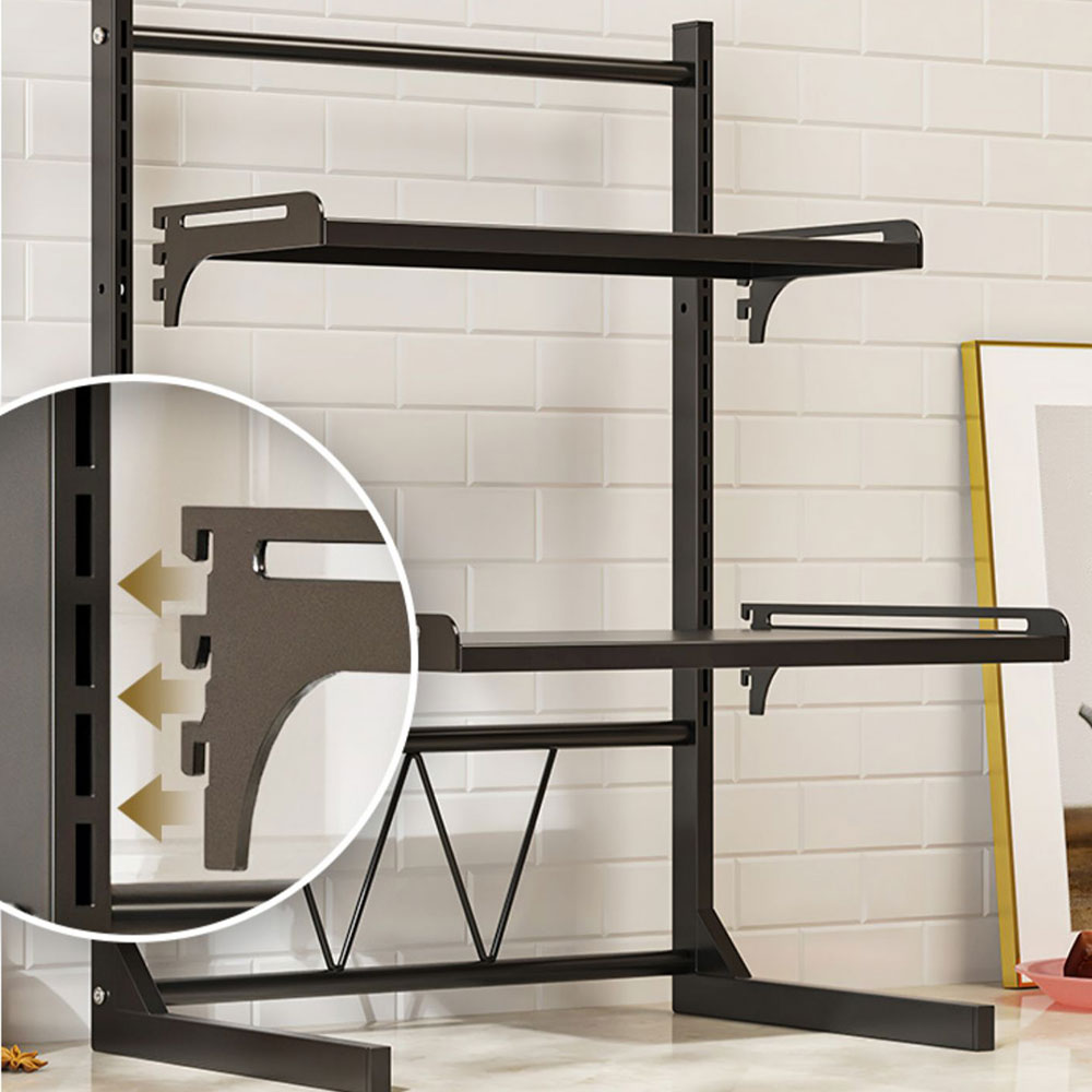 2세대 높이조절 전자레인지선반 2단 전자렌지 수납장 밥솥 선반 다이 받침대