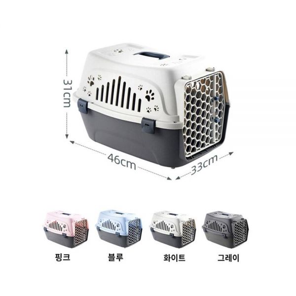 고양이 이동장 애견 강아지 캐리어 케이지 켄넬 - 상세 이미지 5