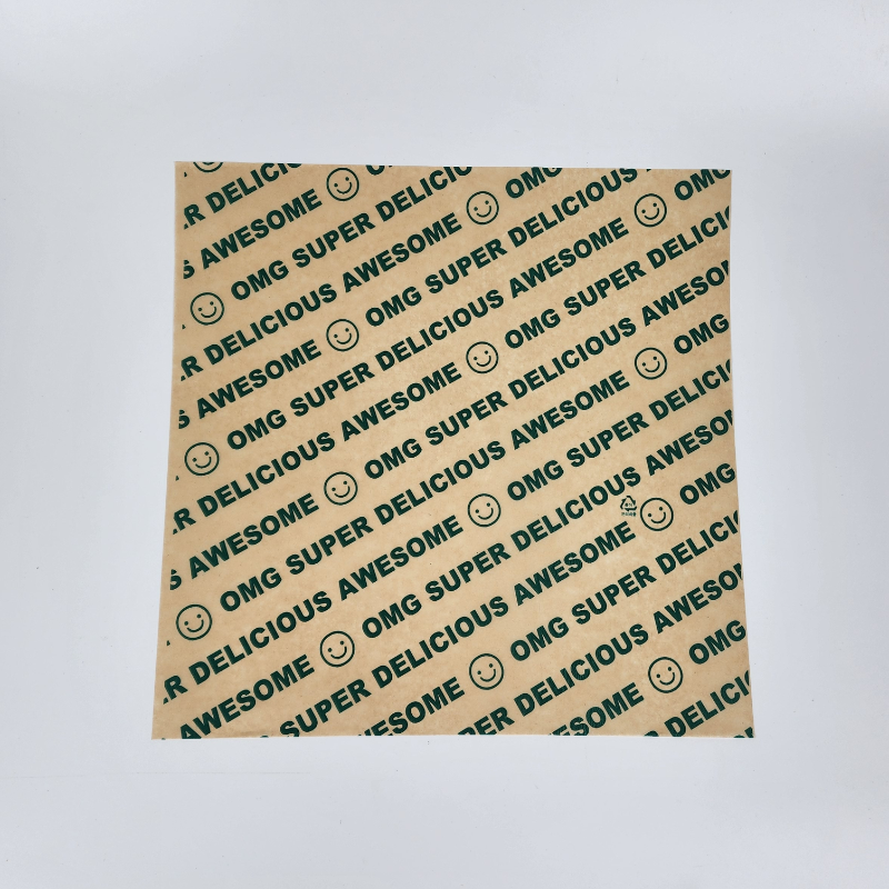 크라프트 코팅지 30x30cm 500매 유산지 노루지 식품지 햄버거포장지 PE코팅지 - 상품 이미지
