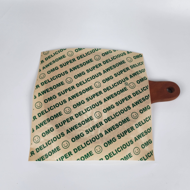 크라프트 코팅지 30x30cm 500매 유산지 노루지 식품지 햄버거포장지 PE코팅지 - 상세 이미지 3