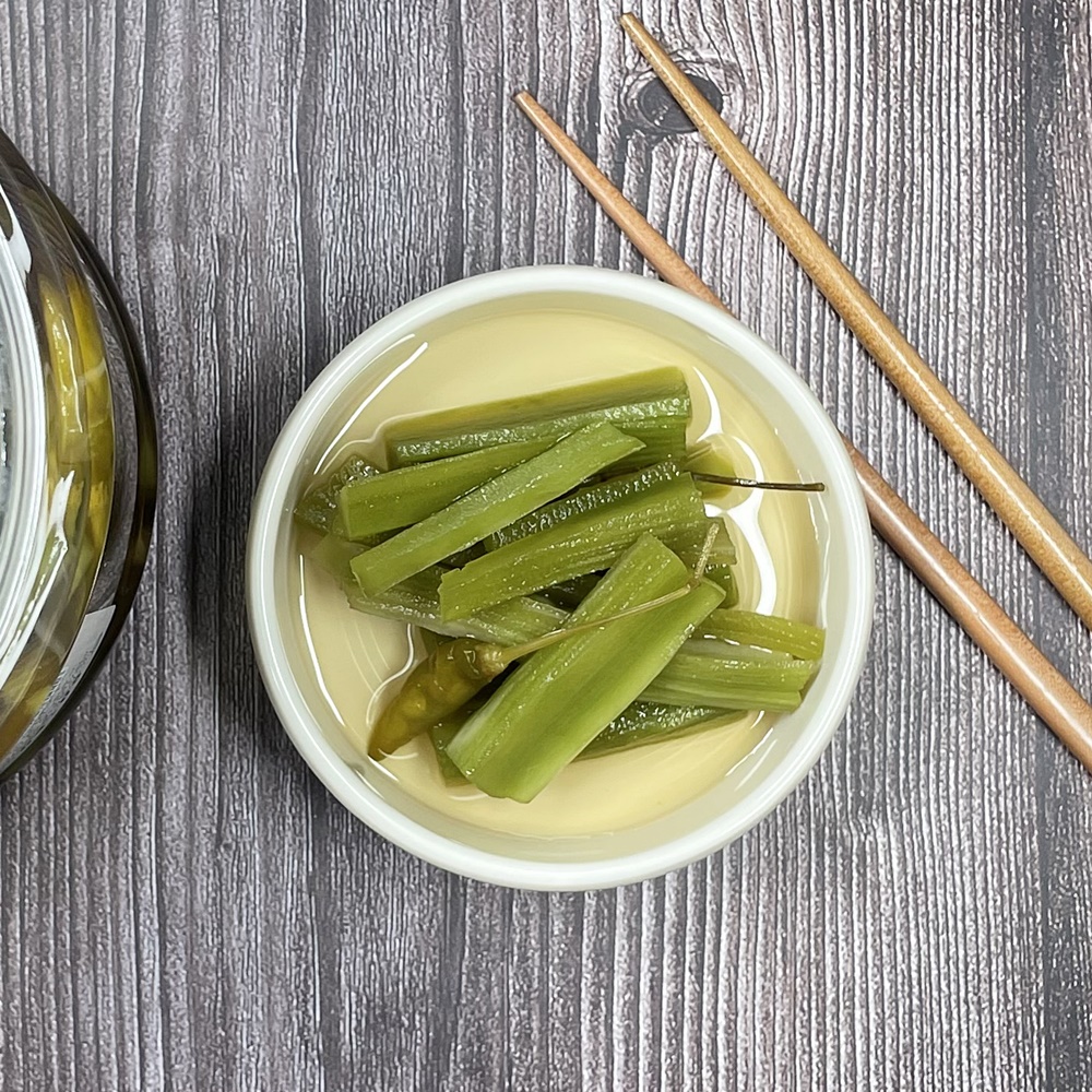 산상추 뚱채 장아찌 줄기상추 궁채 장아찌 업소용 1kg, 1개 - 상세 이미지 4